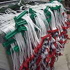 Reusable clips for industrial use