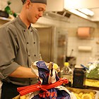 Reusable sack grippers for food preparation